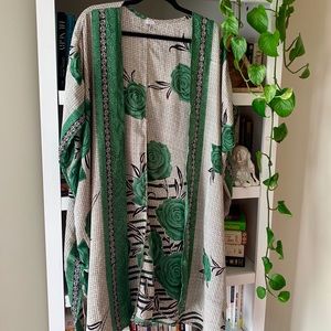 Rare Vintage | 100% Silk | Kimono Style Robe